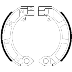 FERODO Brake Shoes ECO FSB874A Brake Shoes Ferodo