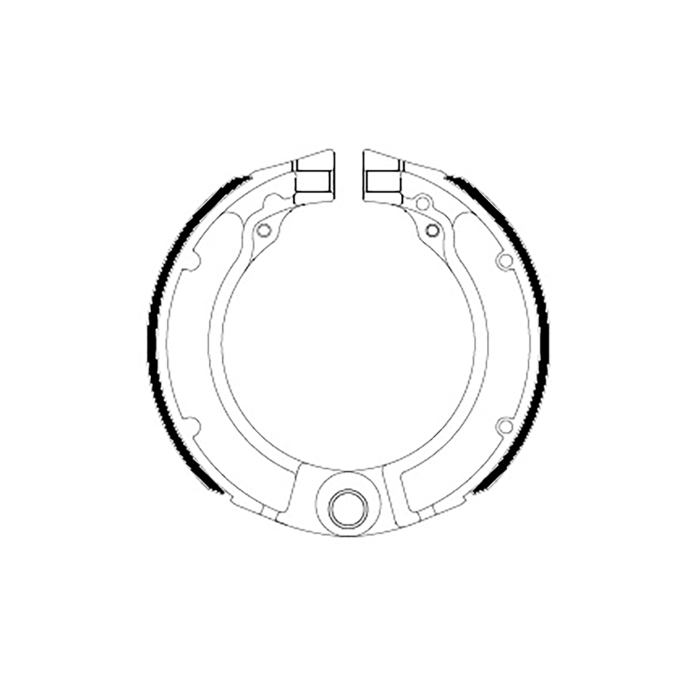 FERODO Brake Shoes ECO FSB875A Brake Shoes Ferodo