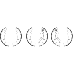 FERODO Brake Shoes FSB878EF Brake Shoes Ferodo