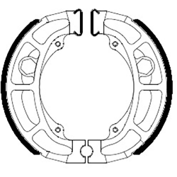 FERODO Brake Shoes ECO FSB777A Brake Shoes Ferodo