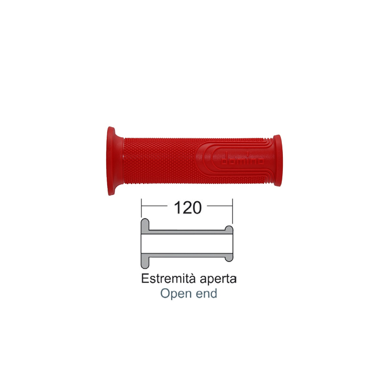 POIGNÉE STYLE DOMINO ROUGE - Rouge Boutons Domino