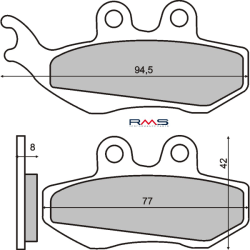 Pastiglie Freno Organiche Piaggio Hexagon Lx 125cc/Skipper St 125cc