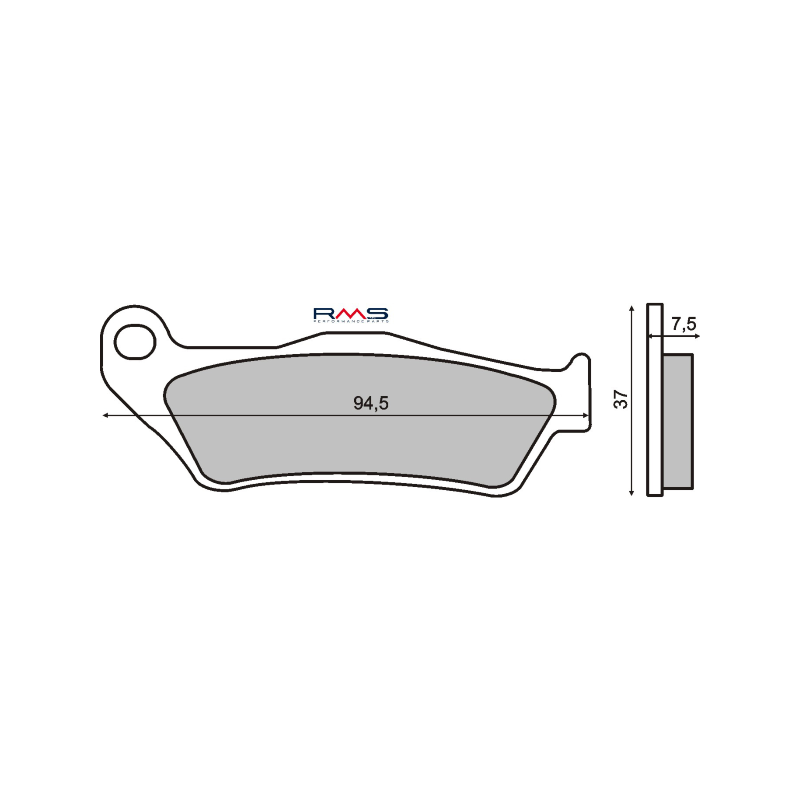 RMS Organic Brake Pads Mbk SkylinerYamaha Majesty Brake Pads RMS