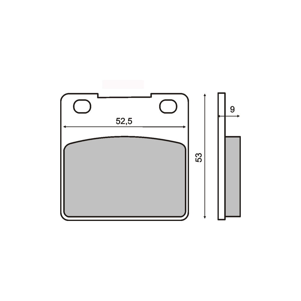 Plaquettes de Frein Frittée Sinter-Tech Suzuki Badit Plaquettes de frein RMS