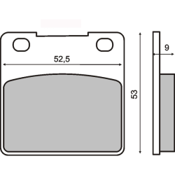 Pastillas Freno Sinter-Tech Suzuki Badit Pastillas de freno RMS