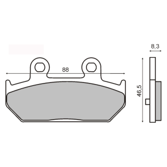 Pastiglie Freno Organiche Suzuki Burgman 400cc