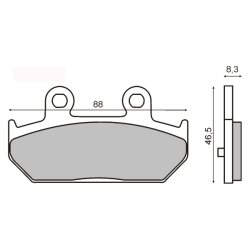 Pastiglie Freno Organiche Suzuki Burgman 400cc