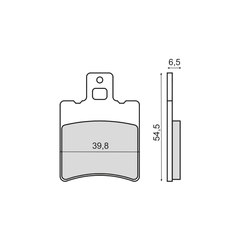 Pastiglie Freno RMS Organiche Mbk Ovetto 50cc Bremsbeläge RMS