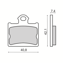 RMS Organic Brake Pads Ktm SxFreeride Brake Pads RMS