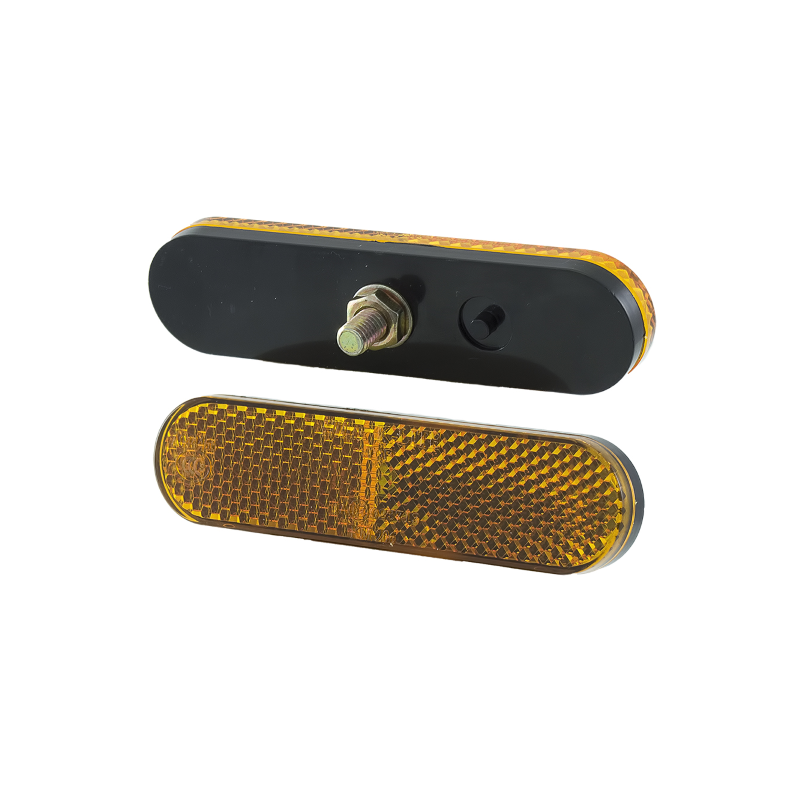 RMS Amber rounded reflector - with screw Reflectors RMS