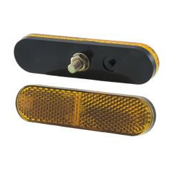 Catadiottro stondato ambra RMS - con vite Catadiottri RMS