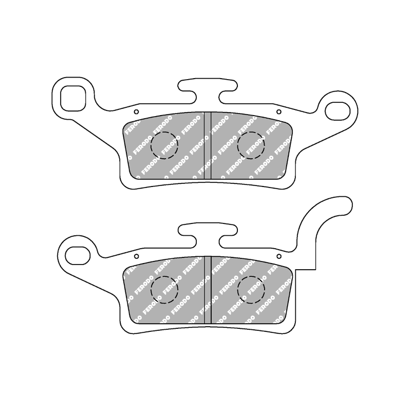 Plaquettes de frein Ferodo Eco Friction FDB2264EF Plaquettes de frein Ferodo