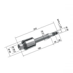 Albero Secondario Classic Piaggio Vespa Px/Cosa 125-150-200cc 235908