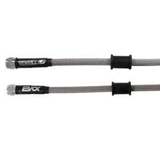 DURITE DE FREIN 1800 MM RACCORD TOURNANT 18 BSP TRANSPARENT flexibles de frein et petites pièces Evok