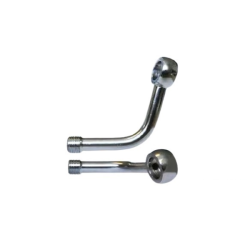 Banjo M10, Lungo 75° + 15° Destro, Cromato Tubi Freno Evok