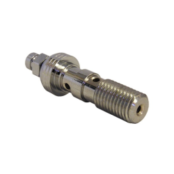 Bullone Banjo A Spurgo Doppio M10x1,25, Cromato Kits für geflochtene Metallrohre Evok