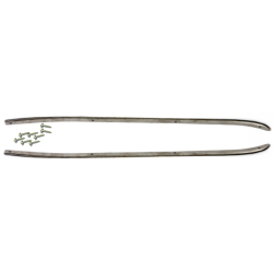 Coppia Listelli pedana per pedana per tappetino centrale in gomma RMS Classic Piaggio Vespa Gl 150cc Accessori Carrozzeria Rms Classic