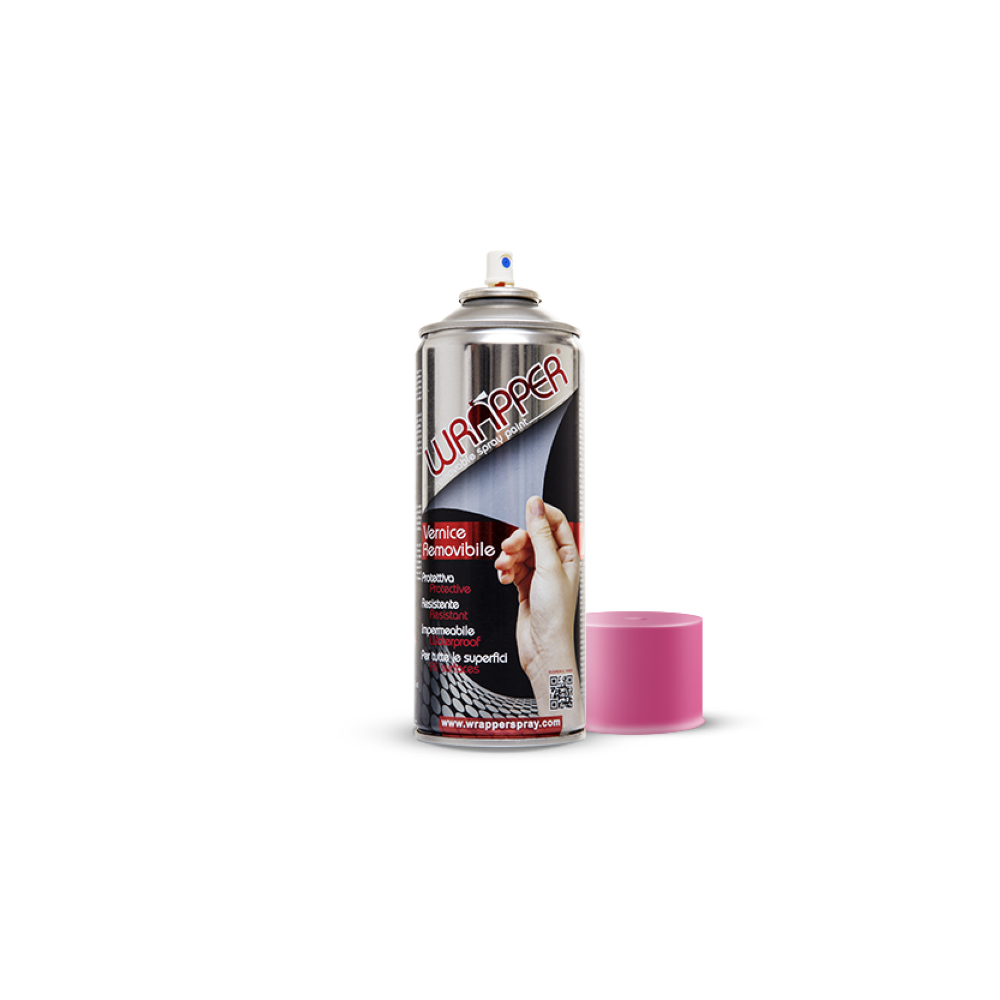 Bomboletta Vernice Rimovibile Wrapper Viola Erica 400ml