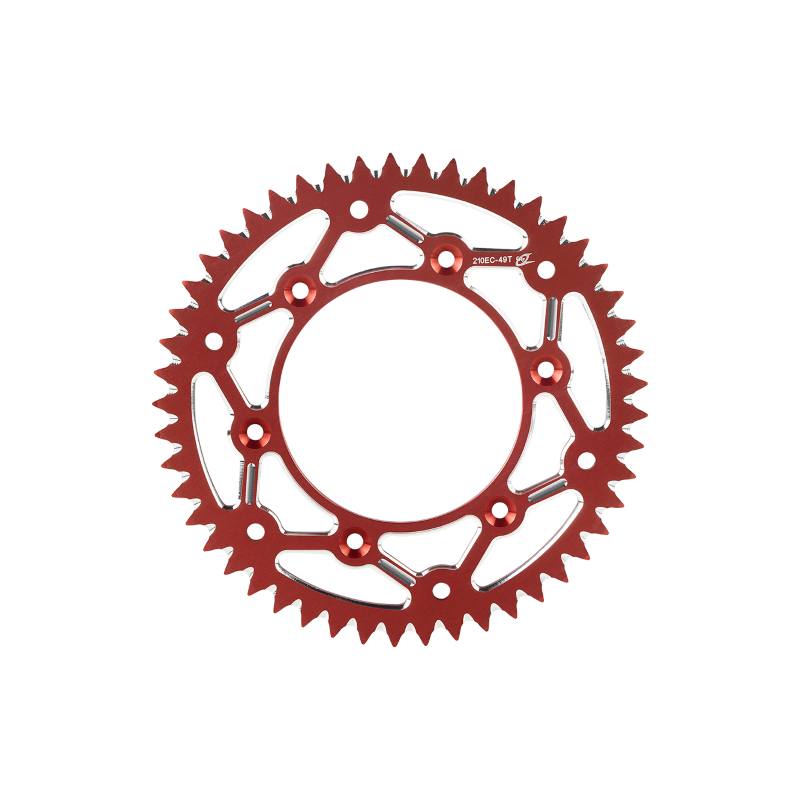 Rear Sprocket 210 - 49 Ec Red Sprockets Chiaravalli Group Spa