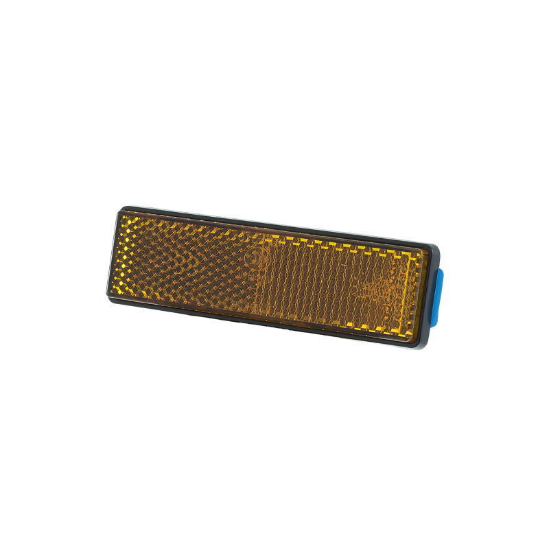  Amber Rectangular Reflector - Adhesive Reflectors RMS
