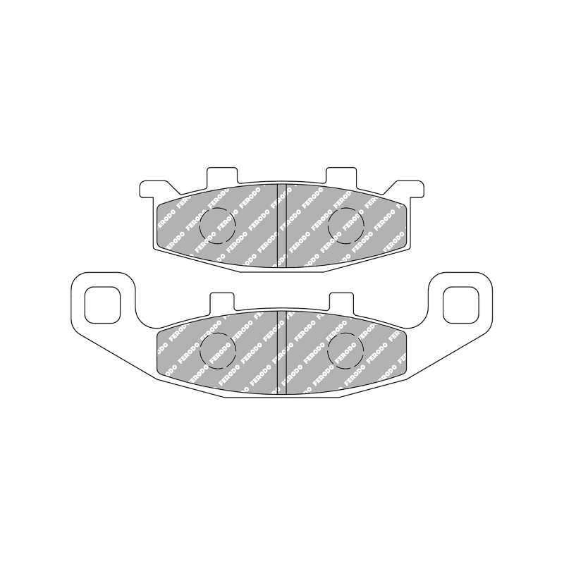 Pastiglie Freno Ferodo Eco Friction FDB481EF Pastillas de freno Ferodo