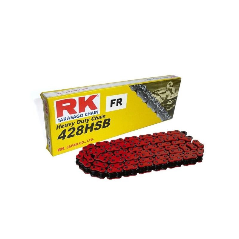 Cadena RK 428HSB-140 CL ROJO Cadenas de transmisión RK