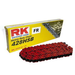 Cadena RK 428HSB-140 CL ROJO Cadenas de transmisión RK