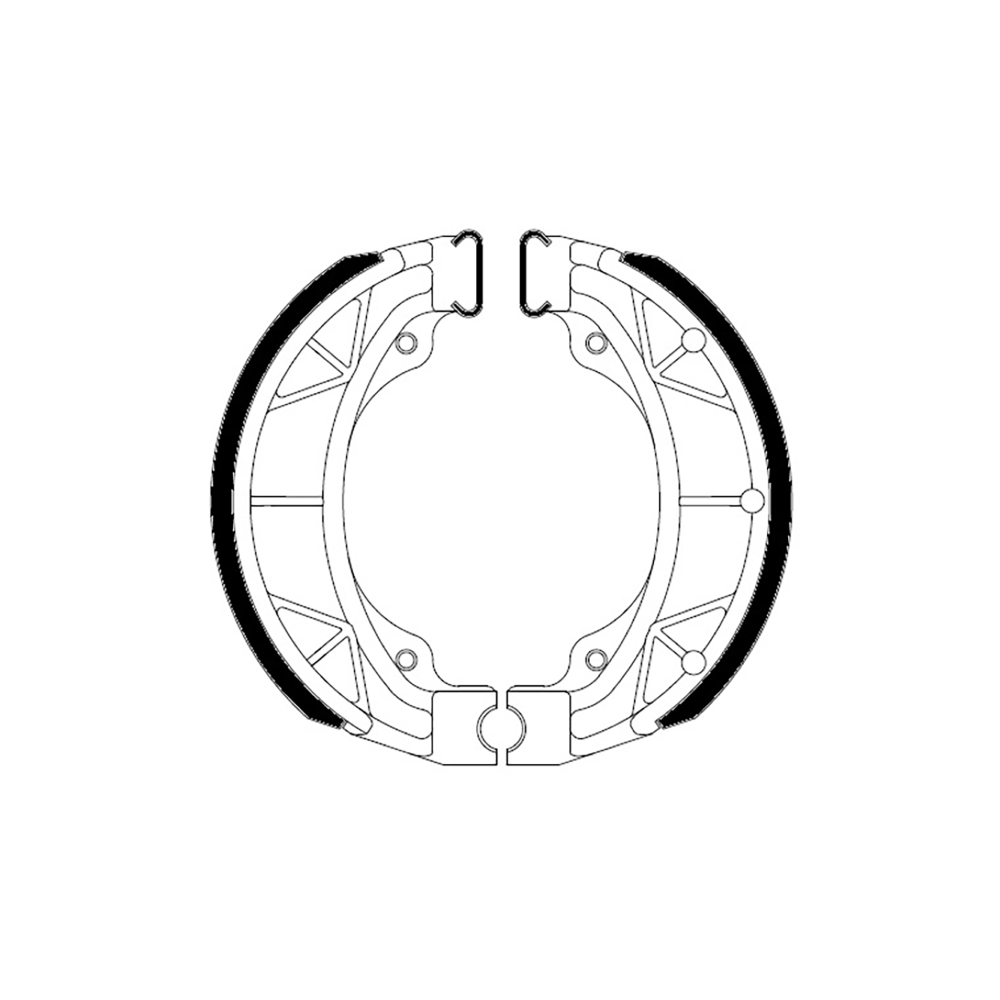 Ganasce Freno FERODO ECO FSB704A Bremsbacken Ferodo