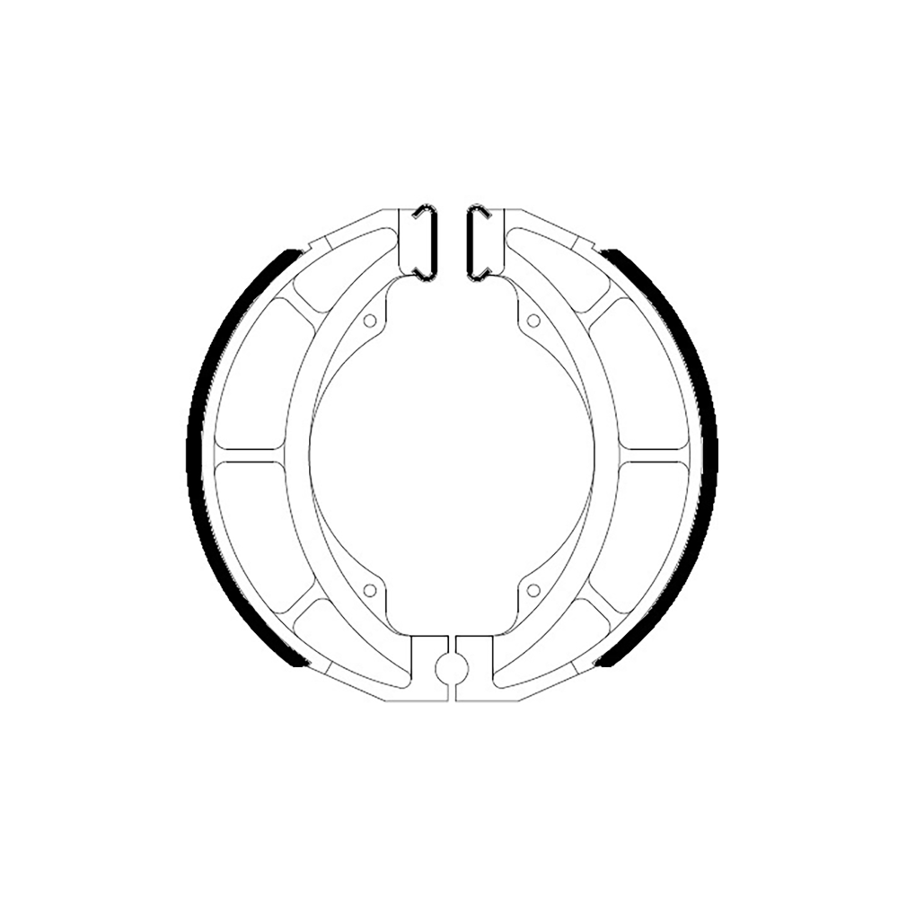 Ganasce freno FERODO ECO FSB721A Bremsbacken Ferodo