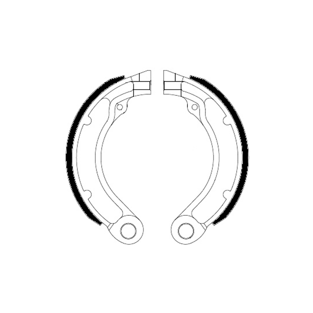 FERODO Brake Shoes ECO FSB873A Brake Shoes Ferodo