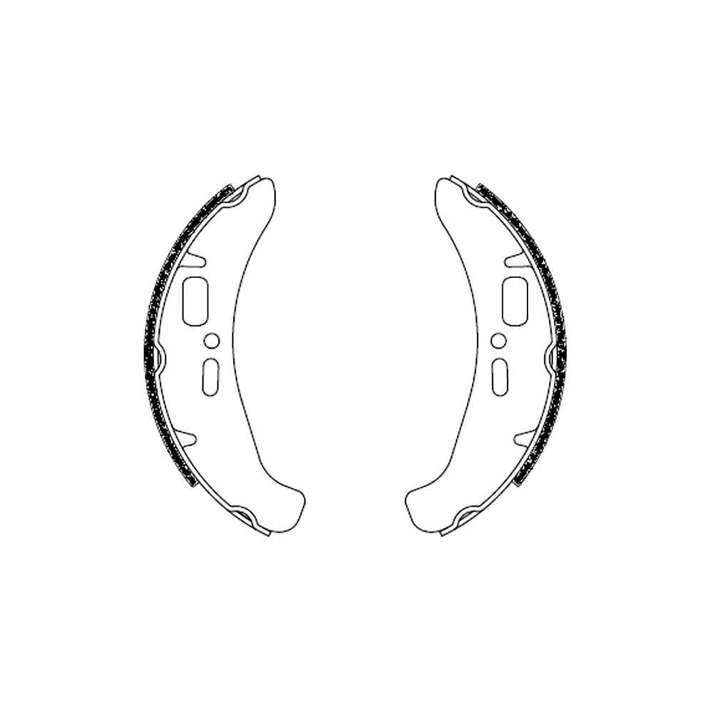 Rear brake jaws FERODO ECO FSB892EF Brake Shoes Ferodo