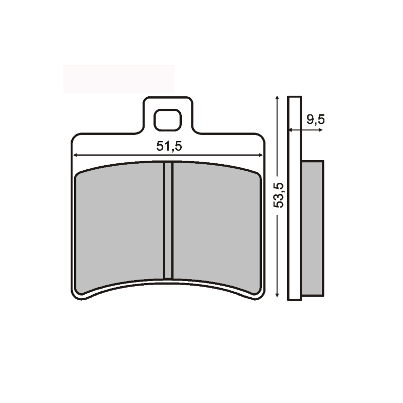 Sinter-Tech Brake Pads Aprilia Leonardo 300cc Brake Pads RMS