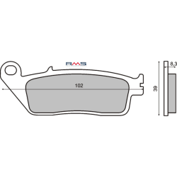 Pastiglie Freno Organiche Honda Cbr 1000F