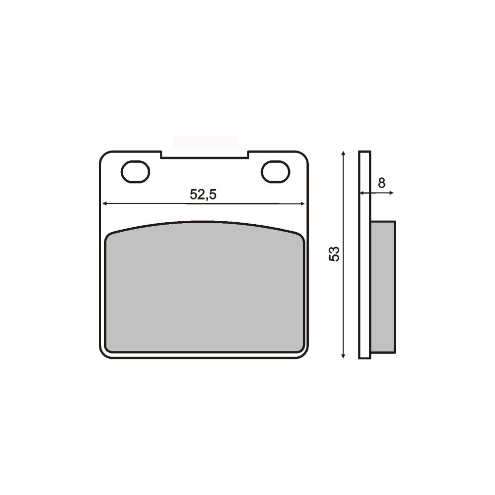 Pastillas de freno orgánicas RMS ZZR 1100 Pastillas de freno RMS