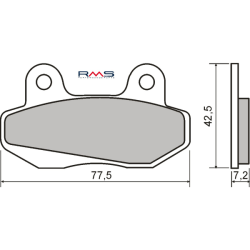 Pastiglie Freno Organiche Honda Wave 110cc