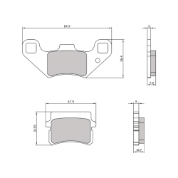 Pastiglie Freno Organiche Govecs S1.5