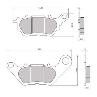 Pastiglie Freno Sinter-Tech Yamaha R3