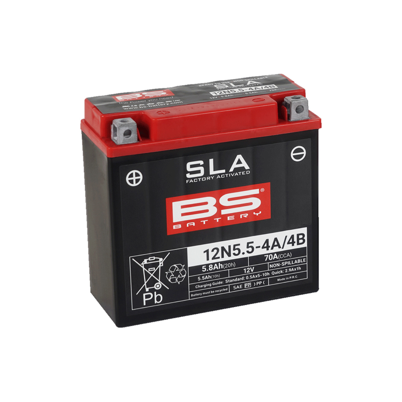 Batería BS sla 12N5.5-4A Baterías precargadas BS-Battery
