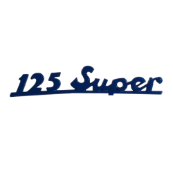 Targhetta Classic 125 Super