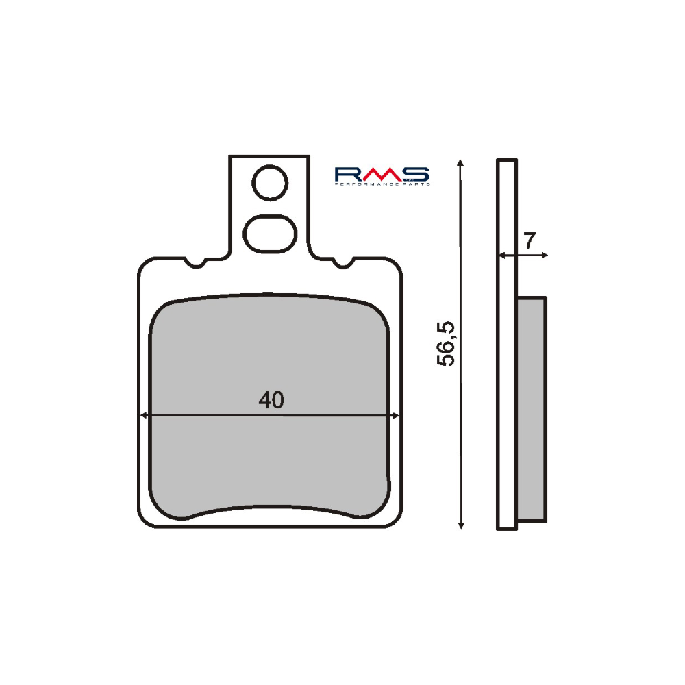 Pastiglie Freno RMS Organiche Ducati Monster 695 RMS