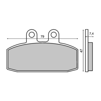 Pastiglie Freno RMS Organiche Aprilia Scarabeo 125 RMS