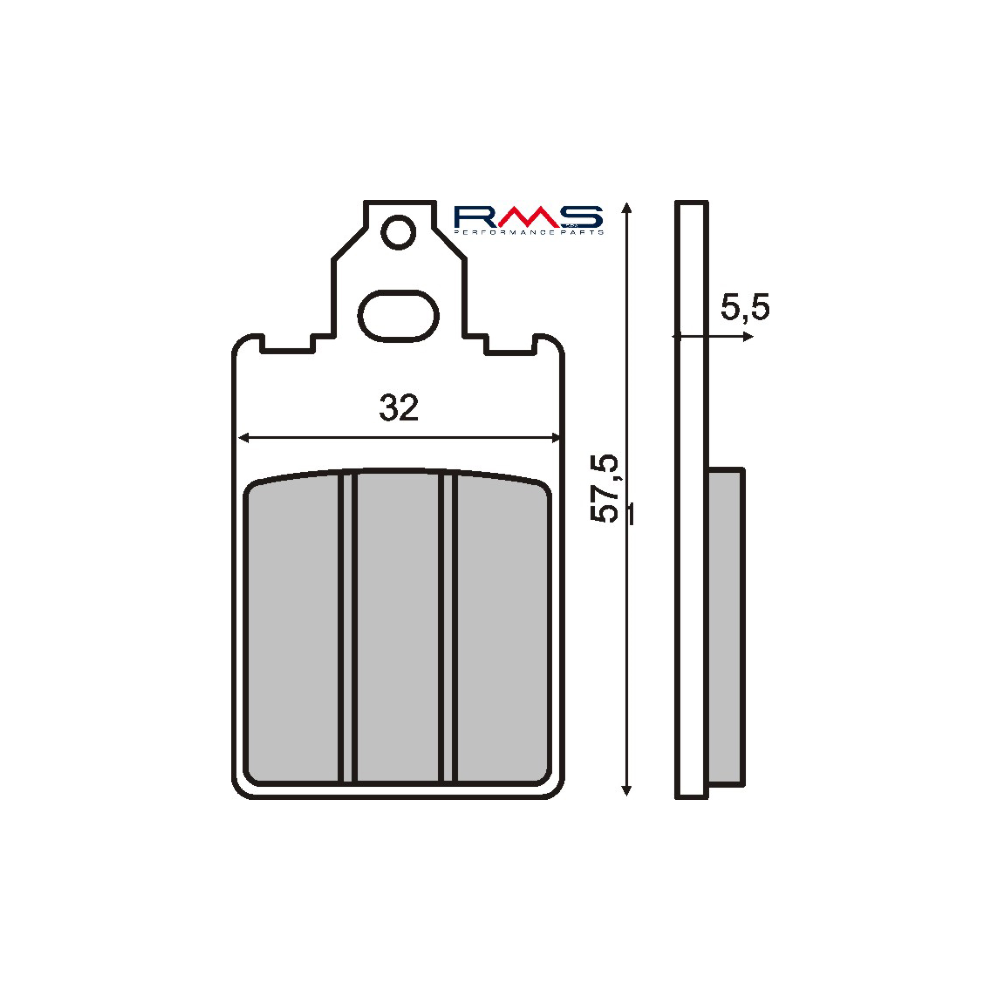 Pastiglie Freno RMS Organiche Malaguti F12 Phantom/F15 Firefox RMS