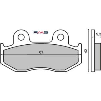 Pastiglie Freno RMS Organiche Honda Sh 125-150cc RMS