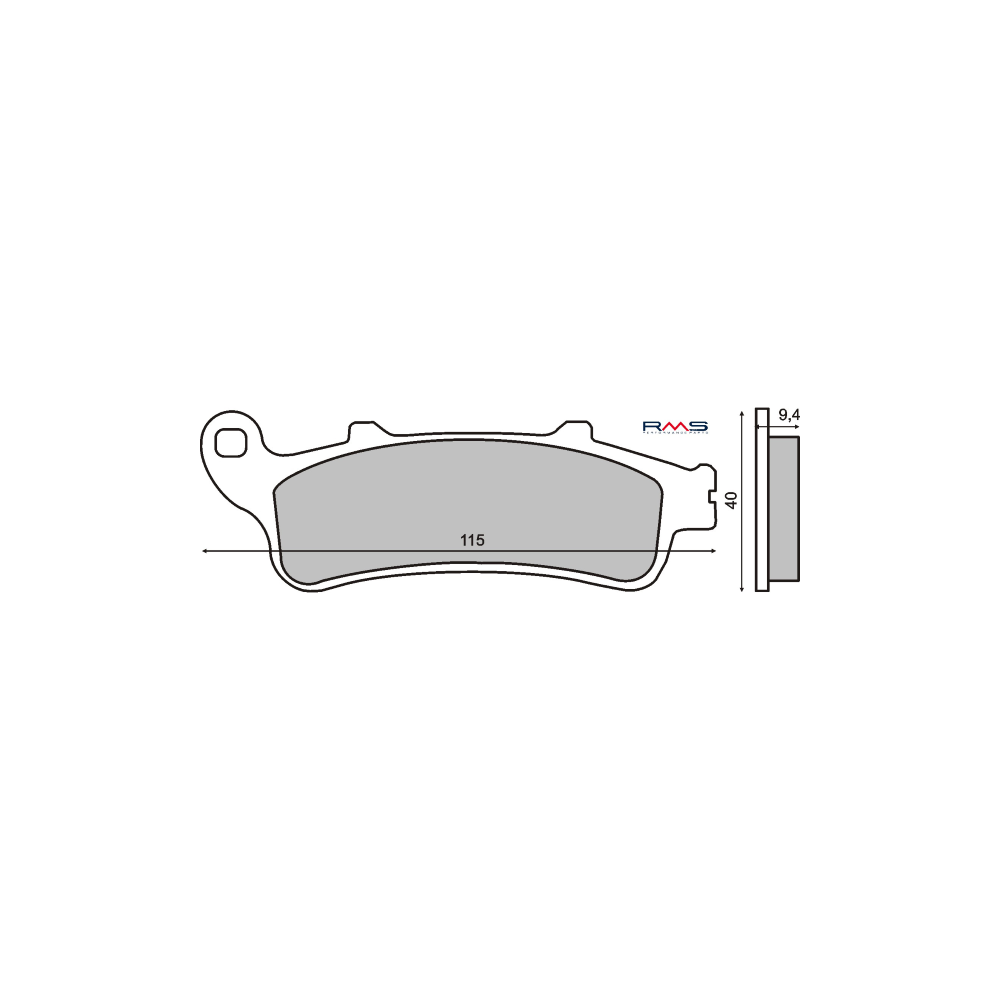 Pastiglie Freno RMS Organiche Honda Pantheon 125cc/Foresight 250cc RMS