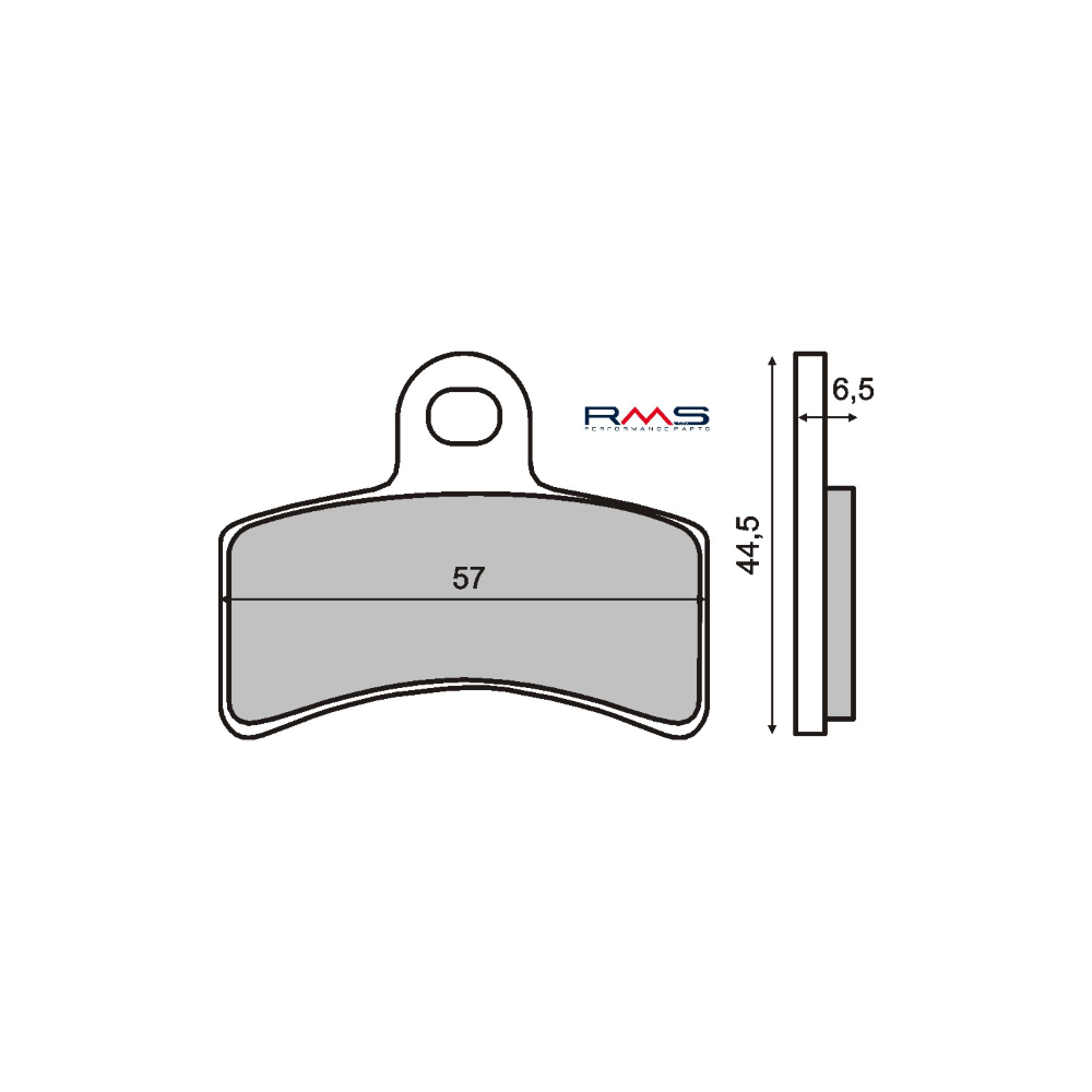 Pastiglie Freno RMS Organiche Gas Gas 125-200-250cc RMS