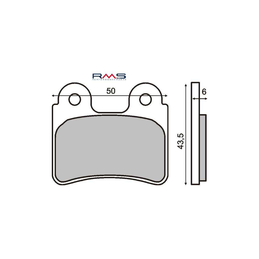 Pastiglie Freno RMS Organiche Montesa Cota RMS