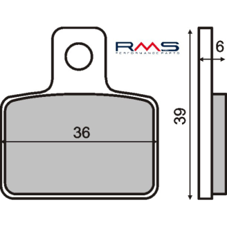 Pastiglie Freno RMS Organiche Montesa Cota RMS