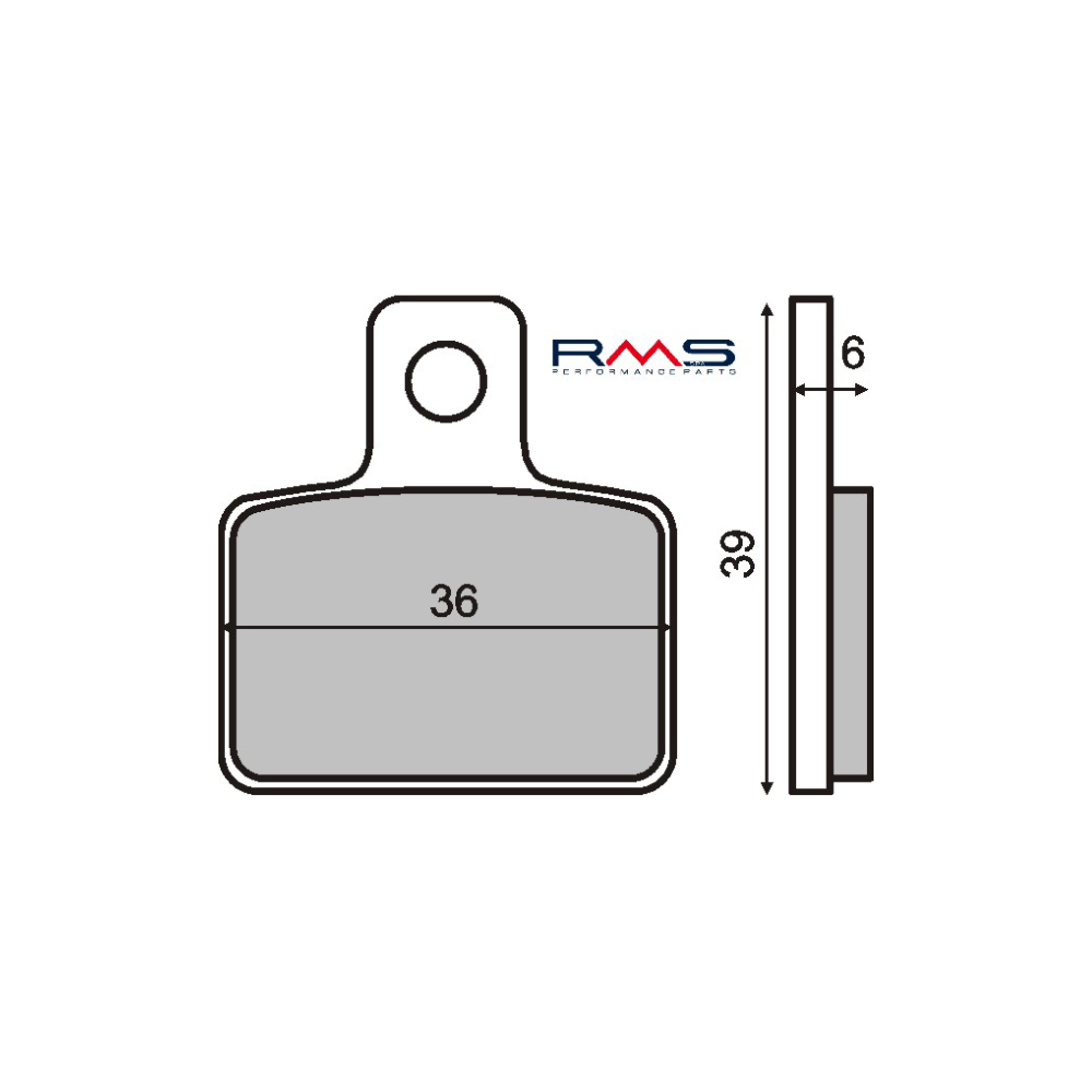 Pastiglie Freno RMS Organiche Montesa Cota RMS