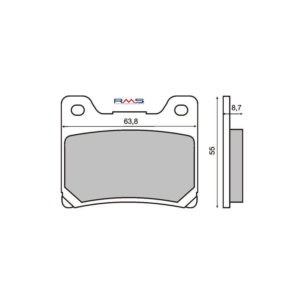 Pastiglie Freno RMS Organiche Yamaha XJR RMS