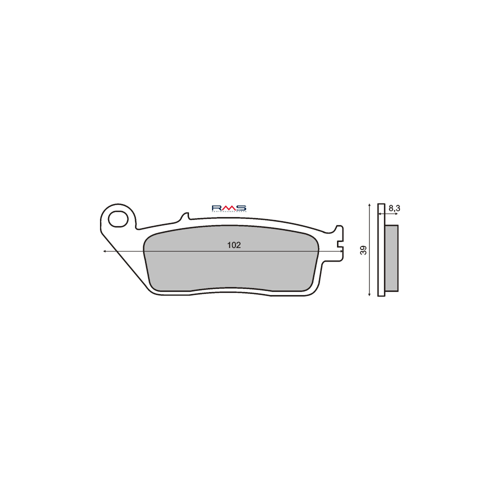 Pastiglie Freno RMS Organiche Honda CBR 1000F RMS